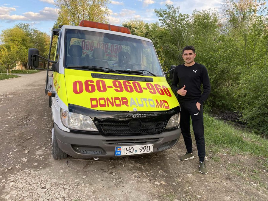 Flota de evacuatoare Donor Auto din nordul Moldovei